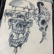 Calaveras Tattoo. Desenho de tatuagens projeto de jmgonzalezone - 25.02.2026