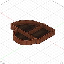 Organizador de madera para escritorio. 3D, 3D Design, Modelagem 3D, Design industrial, e Design de produtos projeto de milenavivi02 - 26.02.2026