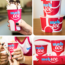 Identidade Visual - Mek ice Ein Projekt aus dem Bereich Br, ing und Identität, Design, Digitales Design, Logodesign und Briefpapier-Design von Caio Parise - 26.02.2026