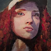 My fist portrait Ein Projekt aus dem Bereich Bildende Künste, Traditionelle Illustration, Ölmalerei und Malerei von drielle_dantas - 28.02.2026