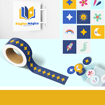 página mágica. Br, ing, Identit, Art Direction, and Graphic Design project by Fernanda Sena - 02.28.2026