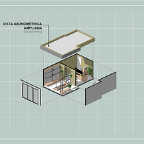 Vista Axonométrica. Architecture, ArchVIZ, Digital Architecture, Interior Design, and Spatial Design project by dayagamer0208 - 03.03.2026