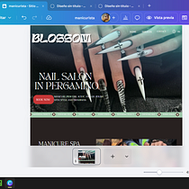 salón de manicura  . Un proyecto de Br, ing e Identidad, Diseño gráfico, Diseño para Redes Sociales y Diseño Web de Karen Maidana - 05.03.2026