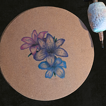 Floral experimental colorido . Ilustrasi Digital, Desain Tato & Ilustrasi Botani proyek oleh dudacellos - 03.06.2026