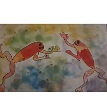 Sapito's proyect. Sketching, Creativit, Drawing, Traditional illustration, Watercolor Painting, and Sketchbook project by Silvana Roquero de León - 03.08.2026