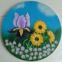 Flower Garden. Fine Arts, Painting, Acrylic Painting, and Botanical Illustration project by Karien van der Westhuizen - 03.08.2026