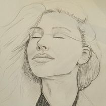 Tilted face. Un proyecto de Dibujo artístico, Dibujo, Dibujo de Retrato, Sketchbook y Bocetado de Michael Hesp - 08.03.2026