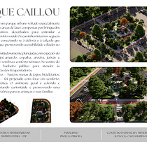 Parque Caillou. Un proyecto de Arquitectura, Ilustración arquitectónica, Arquitectura digital, Ilustración digital y Paisajismo de Caio Amorim - 09.03.2026
