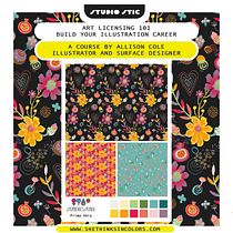 Prima Vera Patterns for Art Licensing. Design Management, Traditional illustration, Marketing, Pattern Design, Portfolio Development, Digital Illustration, Vector Illustration, and Graphic Design project by Wendy De Cicco - 03.10.2026