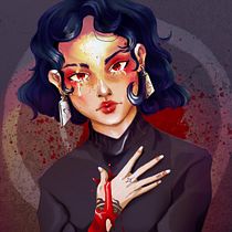 Quando fantasia e emoção se misturam - Domestika. Projekt z dziedziny Tradycyjna ilustracja,  Rysunek, Ilustracja cyfrowa, Portrety, Rysunek cyfrowy i Malarstwo cyfrowe użytkownika Mariana de Araujo - 12.03.2026