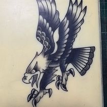 "The Swooping Eagle. Traditional illustration project by kokominhtike - 03.12.2026