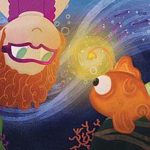 Amigos de verano. Ilustração infantil, Ilustração digital, Pintura digital, e Álbum ilustrado projeto de Camila Vasquez - 12.03.2026