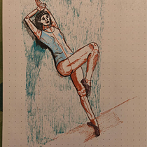 Sketching process. Drawing, Figure Drawing, Sketchbook, and Sketching project by Cristian Ramírez - 03.13.2026