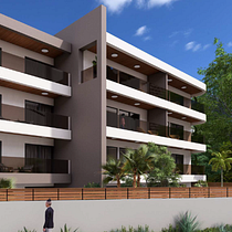 Proyecto residencial turistico. 3D, Arquitetura, Arquitetura digital, Arquitetura de interiores, Modelagem 3D, e Visualização arquitetônica projeto de Shantal Jerez - 14.03.2026