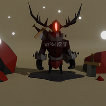 Personaje low poly. 3D Character Design, Video Games, 3D, 3D Modeling, and Game Design project by adrianmartinezvillalta - 03.15.2026