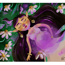 La magica espera de Malefica. Ilustração infantil, Ilustração digital, Pintura digital, e Álbum ilustrado projeto de Brigith Leal - 16.03.2026