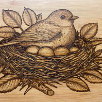 Bird Nest Piece. Un proyecto de Artesanía, DIY e Ilustración tradicional de Sumayya Mussa - 17.03.2026