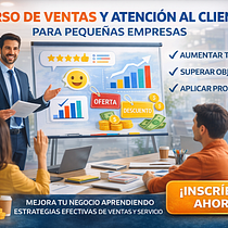 Curso de Ventas y Atención al Cliente para Pequeñas Empresas. Artificial Intelligence, Content Marketing, Content Writing, and Social Media project by justin_sanchez_sfm - 03.17.2026