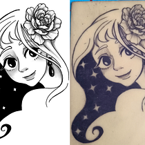 Primer tatuaje. Tattoo Design project by Jocelyn Silva - 03.18.2026