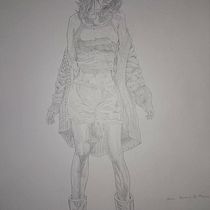 Model Pencil Drawing of Souless Creature of Light. Fine Arts, Sketching, Drawing, Pencil Drawing, and Realistic Drawing project by Akim Ferreira da Macena - 03.20.2026