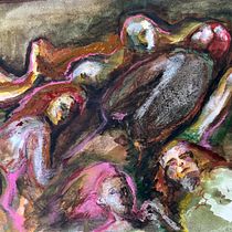 Stargazer. Drawing, Figure Drawing, Fine Arts, Gouache Painting, Pencil Drawing, Portrait Drawing, and Realistic Drawing project by gal467 - 03.21.2026