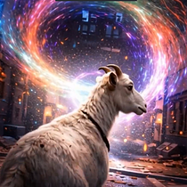 Goat Brokuniverse. 3D, Motion Design with AI, AI Animation, AI Content Creation, AI Design, Film, Video, TV, Filmmaking, Motion Graphics, Photo, Video Editing with AI, Video Editing, and Video Generation project by Felipe Hugo - 03.21.2026