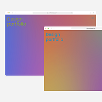 Portfolio Website Concept. UX / UI, and Web Design project by frances_fromfrance - 03.22.2026