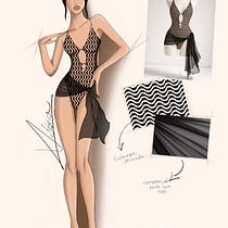 Design Autoral + Uso de IA. Un proyecto de Diseño de moda, Ilustración de moda , Diseño textil, Inteligencia Artificial, Diseño con IA y Generación de Imágenes de Victória Galvão - 23.03.2026