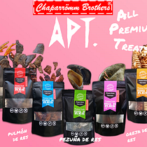 Mi nueva linea de snacks para mascotas "Chaparromm Gourmets". Design, Design gráfico, Packaging, e Design de produtos projeto de León Sanz - 24.03.2026