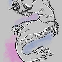 Water creature. Sketching, Creativit, Drawing, Traditional illustration, and Sketchbook project by Bárbara Araújo - 03.25.2026