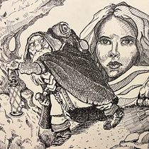 Fantastic Faces. Drawing, Ink Illustration, Sketchbook, Sketching, Traditional illustration, and Collage project by Leah - 03.25.2026