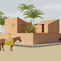 Proyecto Casa en la Playa. Architecture, Collage, Interior Design, Graphic Design, Digital Architecture, Interior Architecture, Architectural Illustration, L, and scape Architecture project by María Eugenia Baldino - 03.25.2026
