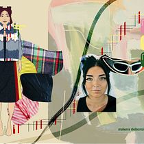 Proyecto Delacrua. Digital Illustration, Fashion Design, Graphic Design, Traditional illustration, Vector Illustration, and Fashion Illustration	 project by malena_delacroix - 03.27.2026