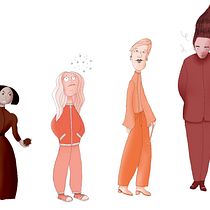 Quatre personnages. Character Design, Traditional illustration, Digital Illustration, Children's Illustration, and Narrative project by Aude Alliot - 03.29.2026