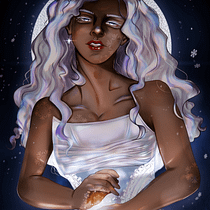 A Rainha do Gelo  Ein Projekt aus dem Bereich Design von Figuren, Traditionelle Illustration und Digitale Illustration von iza_kelly404 - 31.03.2026