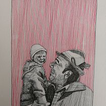 Den Alltag festhalten in Schwarz und Weiß. Drawing, Traditional illustration, Ink Illustration, Sketchbook, and Sketching project by Martina Riel - 04.01.2026