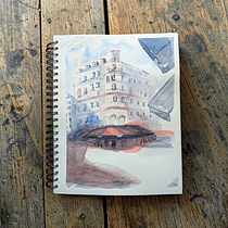 Course Project. Drawing, Watercolor Painting, Architectural Illustration, Sketchbook, Ink Illustration, and Sketching project by jandamoser - 04.03.2026