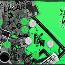 Futebol Explica o Mundo. Un progetto di Br, ing, Br, identit, Comunicazione, Creatività, Design editoriale, Collage, Fotografia documentaria e Podcasting di graunaproject - 04.04.2026