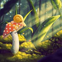 Proyecto Escenas Atmosféricas. Ilustração digital projeto de Daniela Pertuz - 06.04.2026