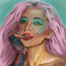 Jade Thirlwall Illustrated Ein Projekt aus dem Bereich Traditionelle Illustration, Vektorillustration, Porträtzeichnung und Digitale Illustration von p_bear87 - 07.04.2026