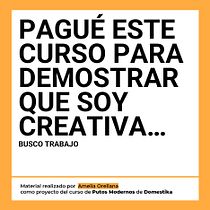 TERMINÉ EL CURSO!!!. Advertising, Communication, Cop, writing, Stor, and telling project by Amelia Orellana - 04.15.2026