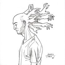 "Pensamientos" Proyecto Final. Fine Arts, Drawing, Pencil Drawing, Realistic Drawing, Figure Drawing, and Sketching project by Ignacio Tapia - 04.17.2026