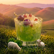 A Sip of Serenity: Reimagining 1900s Nostalgia. Artificial Intelligence, ChatGPT, and Graphic Design project by Tran Minh Yen Nhi - 04.21.2026