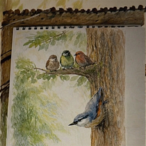 A Different Direction. Acr, lic Painting, Children's Illustration, Colored Pencil Drawing, Drawing, Traditional illustration, and Picturebook project by Barbara Bagó - 04.21.2026
