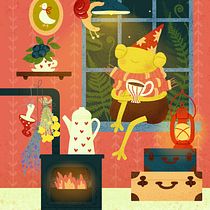 Tiny forest: La hora del té Ein Projekt aus dem Bereich Digitale Zeichnung, Digitale Illustration, Zeichnung und Traditionelle Illustration von Irina Merkusheva - 21.04.2026