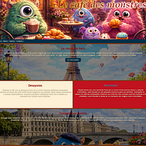 Le café des monstres. Web Development, Web Design, CSS, and HTML project by Fernando Romero Marchante - 04.23.2026