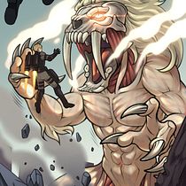Jaw Titan. Digital Illustration project by Daria Gortkhaur - 04.24.2026