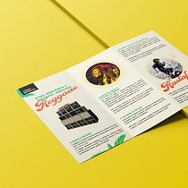 Folder: A História do Reggae Ein Projekt aus dem Bereich Digitales Design, Verlagsdesign, Grafikdesign und Informationsdesign von Vinicius Eduardo - 24.04.2026