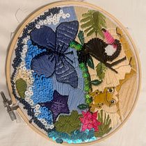 Naturaleza panameña. Embroider, Fashion Design, Painting, DIY, Upc, cling, and Textile Design project by yomere26 - 04.26.2026