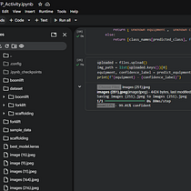 Industrial Equipment Image Classifier . Web Development, Programming, Artificial Intelligence, and AI programming project by Ramon Maurino Jaime Dolor - 04.28.2026